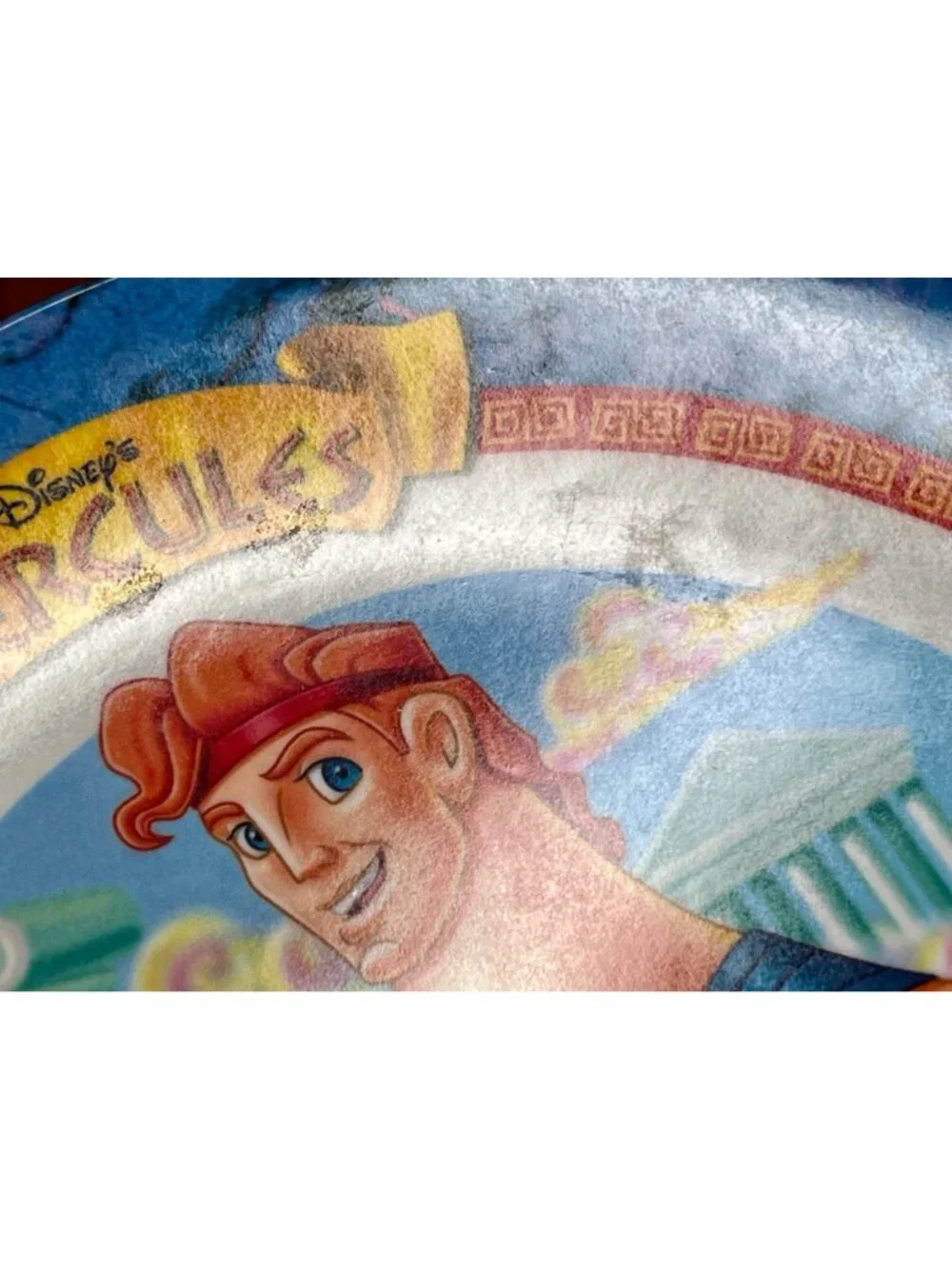 VTG 1997 McDonalds Disney Hercules Plates Melamine/ PMC Complete Set of 6